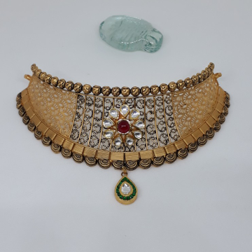 Antique Kundan Choker Set stu/66/2 by 