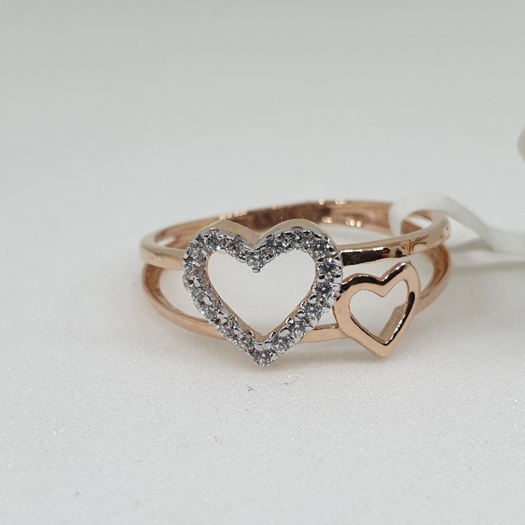 18k rose gold ring