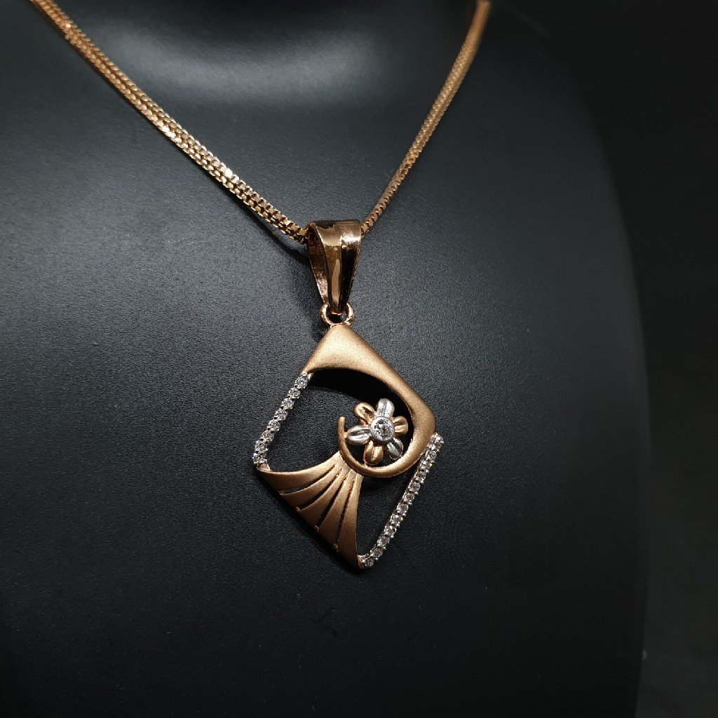 18k Rose Gold Pendant Set