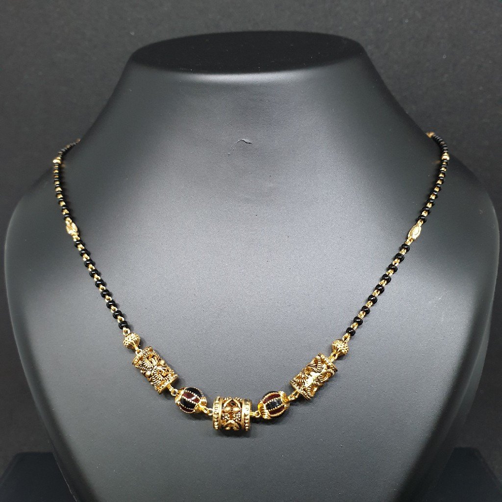 Antique mangalsutra 22k 916 ms/4/75