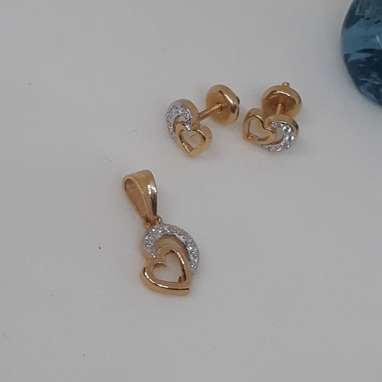 22ct Diamond Pendant set ps/571/7